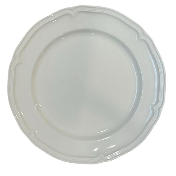Villeroy & Boch Manoir‎ 1748 White Premium Porcelain 10" Dinner Plates Set of 2 - Picture 4 of 7